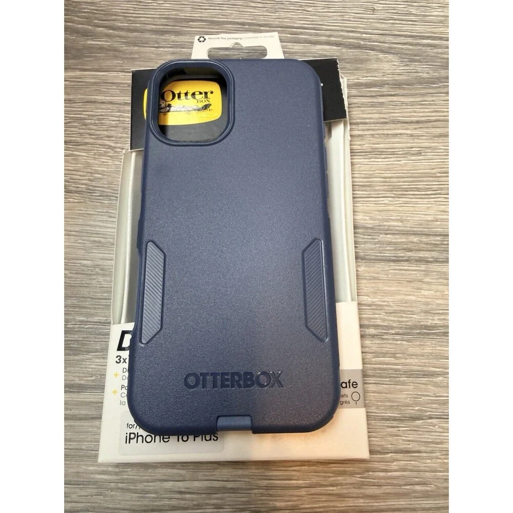 OtterBox Commuter MagSafe Case iPhone 16 Plus Blue 3X Drop Protection Open Box